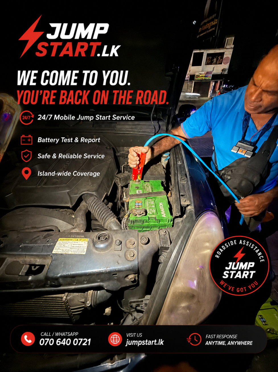 JumpStart.lk – Jump Start & Mobile Battery Service